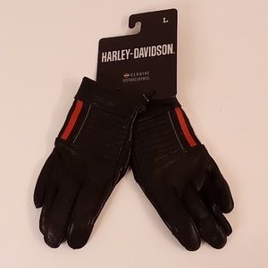 NEW HARLEY-DAVIDSON GENUINE MOTORCYCLES Goatskin  black-red-white  colors BPD